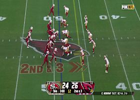 Harrison finds the open zone for a 20-yard reception down the sideline