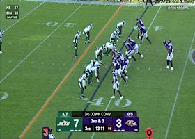 DeAndre Hopkins diving grab moves chains for Ravens