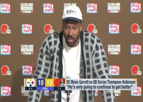 Myles Garrett on QB DTR: 'He's only going to continue to get better'