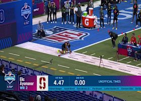 Elic Ayomanor runs official 4.44-second 40-yard dash at 2025 combine