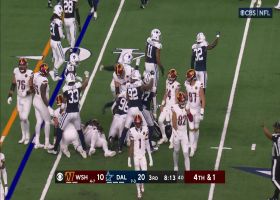 Cowboys stuff Commanders' fourth-down plunge for turnover on downs