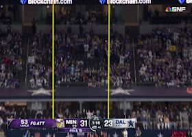 Will Reichard's 53-yard FG make effectively ices Cowboys on 'SNF'