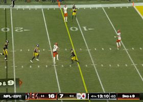 Burrow's pocket presence is 100 on chain-moving flick to Hudson