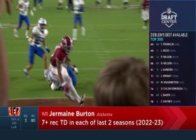 Brooks: Jermaine Burton is a 'big play machine' after Bengals select him No. 80 overall | 'NFL Draft Center'