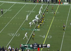 Can't-Miss Play: Beanie Bishop Jr. reels in one-handed INT on Rodgers' middle throw