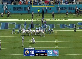 Joshua Karty's 21-yard FG ties Rams-Titans game at 13 apiece