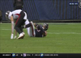 T.J. Edwards makes diving INT in final minutes of first half