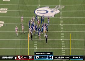 Blake Grupe drills a 51-yard FG vs. San Francisco