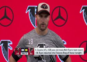 Cousins discusses record-setting performance in Falcons' OT win vs. Bucs