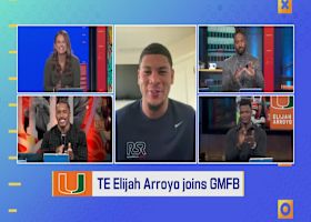 Miami TE Elijah Arroyo wakes up with 'GMFB' ahead of 2025 NFL Draft