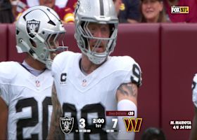 Maxx Crosby engulfs Crosky-Merritt for powerful tackle