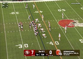 Shedeur Sanders sets up screen to Quinshon Judkins for 13-yard gain