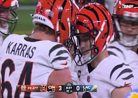 Evan McPherson drills 26-yard FG to give Bengals a 3-0 lead