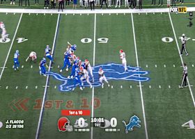 Joe Flacco dials launch codes to Jerry Jeudy for 33-yard gain vs. Lions