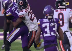 J.J. McCarthy's 18-yard dart to Jefferson involves a high degree of tight-window accuracy