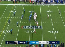 Red zone INT! Jones' pass is tipped and picked by Xavier Woods