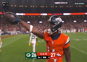 Bo Nix's 26-yard deep ball cashes in Sutton's piggy bank for red zone access