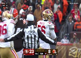 Keion White ambushes Shedeur Sanders for an incredibly powerful sack