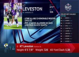 Rams select KT Leveston with No. 254 pick in 2024 draft