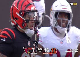 Chase Brown knifes through the Arizona defense for 25-yard gain