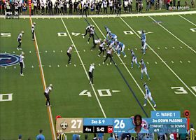 Young's sack of Ward forces Titans' fourth-quarter punt