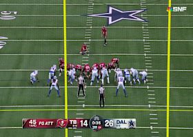 Chase McLaughlin cuts into Cowboys' lead with 45-yard FG in third quarter