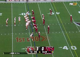 Dobbs dices up Cardinals' defense on 21-yard pass to Kittle