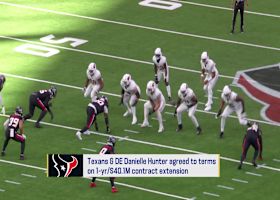 Rapoport: Texans, DE Danielle Hunter agree to one-year, $40.1M extension | 'GMFB'