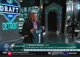 Eagles select Quinyon Mitchell with No. 22 pick in 2024 draft
