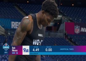 Bub Means runs official 4.43-second 40-yard dash at 2024 combine