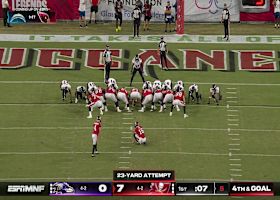 Chase McLaughlin caps off Bucs scoring drive with 23-yard FG