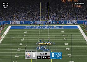 Chris Boswell's 59-yard FG opens scoring in Steelers-Lions matchup