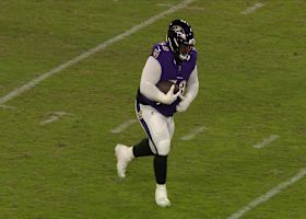 Can't-Miss Play: Big-man INT! 355-lb Michael Pierce sends Ravens' sideline into frenzy with takeaway