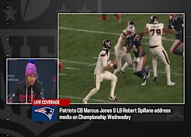 Pats' CB Marcus Jones discusses defense playing with a chip on their shoulder ahead of AFC Championship vs. Broncos | 'Up To The Minute'