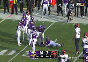 Caleb's fastball to Kmet gets Bears to Vikings' 30-yard line before halftime