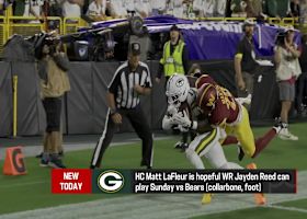 Matt LaFleur is hopeful Jayden Reed (collarbone, foot) can play Sunday vs. Bears | 'The Insiders'