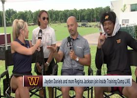Jayden Daniels joins 'Inside Training Camp Live' to discuss his improvement in year 2