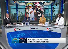 Who do you trust more today: Justin Herbert or Drake Maye? | 'NFL GameDay Morning'