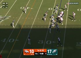 Evan Engram's leaping catch goes for 18-yard gain vs. Eagles in fourth quarter