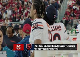 Rapoport: Odunze (foot) will play vs. Packers in Wild Card matchup | 'The Insiders'