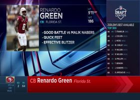 Brooks, Zierlein explain how Renardo Green is the great pick for 49ers | 'NFL Draft Center'