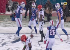 Can't-Miss Play: Josh Allen with the snow-game wizardry to find Khalil Shakir for a TD