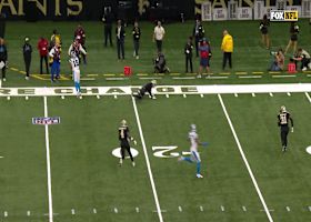 Jalen Coker's toe-tap catch goes for 15-yard gain along the sideline