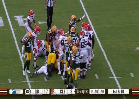 Packers' defense jars ball loose, recovers to start second half