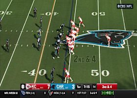 Travis Kelce's first catch vs. Panthers goes for 19-yard gain