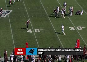Chuba Hubbard ruled out Sunday vs. Dolphins | 'The Insiders'