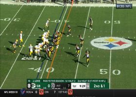 Steelers swarm Aaron Jones for 2-yard TFL on second-and-short
