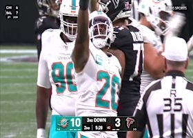 Jordyn Brooks ends Falcons' drive with big sack