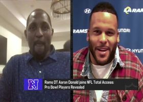 Aaron Donald talks to Ray Lewis about receiving 2024 Pro Bowl Games nod
