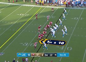 DJ Uiagalelei's back-shoulder strike to Dalevon Campbell is a thing of toe-tapping beauty